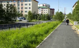 В центре города – улица Манчинского