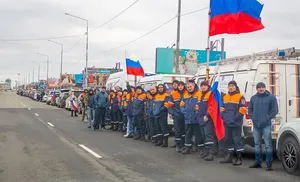 Город на полярном круге проводил своих защитников
