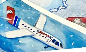 Дети ямальских авиаторов поздравили родителей в рисунках