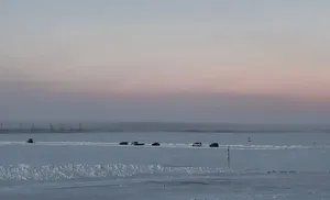 Сегодня планируется открытие движения по ледовой переправе