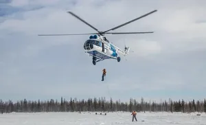 Ямальские спасатели удачно десантировались