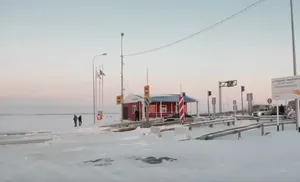 Ямалспас осуществляет дежурство в районе переправы через реку Обь