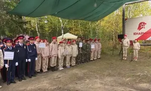 Салехардские юнармейцы и кадеты оттачивали боевые навыки на слёте