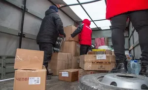 Российские регионы формируют большегрузы для помощи переселенцам