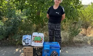 Совет семей военнослужащих города Салехард передал в Волноваху бытовую техники для семьи