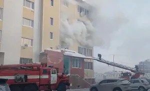 2 февраля произошел пожар в жилом пятиэтажном доме по улице Зои Космодемьянской