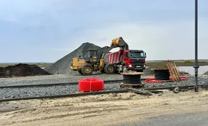 В окружной столице продолжается благоустройство прибрежной зоны