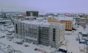 Здание центра медицины катастроф и скорой помощи в Салехарде построено наполовину