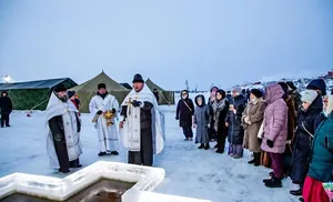 После Святок к иордани. С Крещением Господним, салехардцы!