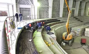 В окружной столице на «Ямал-Арене» готовят ледовые корты