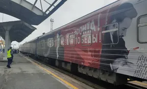 Войти в вагон, как в музей. Жители Салехарда и Лабытнанги вновь встретили «Поезд Победы»