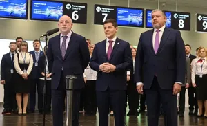 В вековой юбилей гражданской авиации в России открылся новый терминал аэропорта в Новом Уренгое