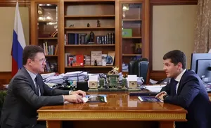 Дмитрий Артюхов и Александр Новак обсудили развитие ресурсного потенциала ЯНАО