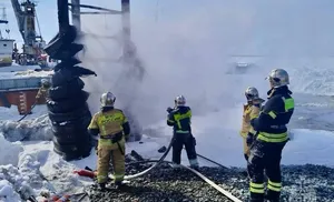 Пожар на причале в Салехарде оперативно ликвидировали