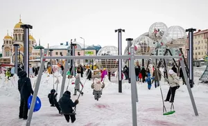 С высоты гнёзд. Ещё один детский комплекс под открытым небом