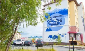 Первый взлёт вертолёта Ми-6 на Ямале