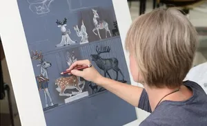 «Страна оленья» встретила художников в окружной столице