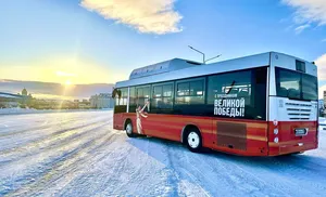 «Автобусы Победы» курсируют по улицам ямальских городов