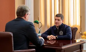 Дмитрий Артюхов встретился с губернатором Амурской области Василием Орловым