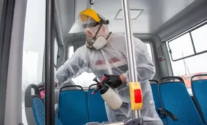 В Салехарде дезинфицируют общественный транспорт