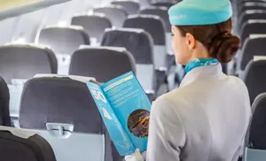 На рейсах авиакомпании "Ямал" появились буклеты о городах-юбилярах