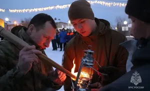 Ямал встречает частицу Вечного огня в честь Великой Победы