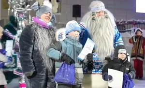 Главный зимний чародей наградил салехардцев