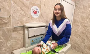 Ямальские детские поликлиники оборудовали откидными пеленальными столиками