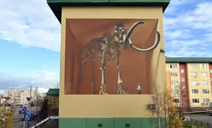 Салехардский мурал победил в фестивале уличного дизайна