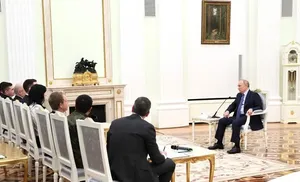 Дмитрий Артюхов принял участие во встрече Президента России Владимира Путина с победителями и финалистами «Лидеров России»