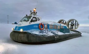 Воздушные подушки возобновят движение по переправе Салехард-Лабытнанги