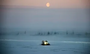 Ледовая переправа Салехард–Лабытнанги закрывается