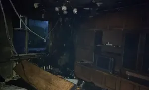 Сегодня ночью в Салехарде произошел пожар в жилом доме по адресу Геологов 10