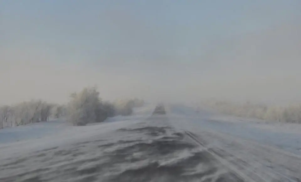 Неблагоприятные погодные условия ожидаются 25 декабря в окружной столице