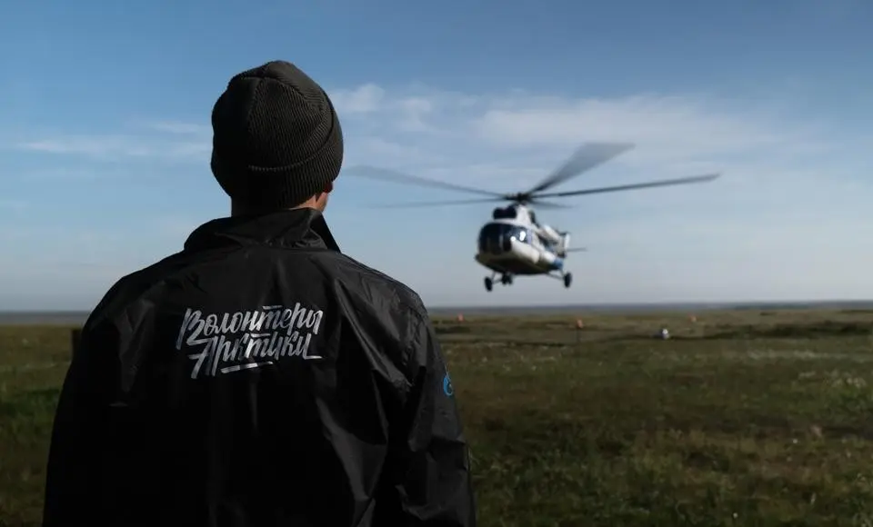 Волонтеры отправились на очистку поселка Полярный