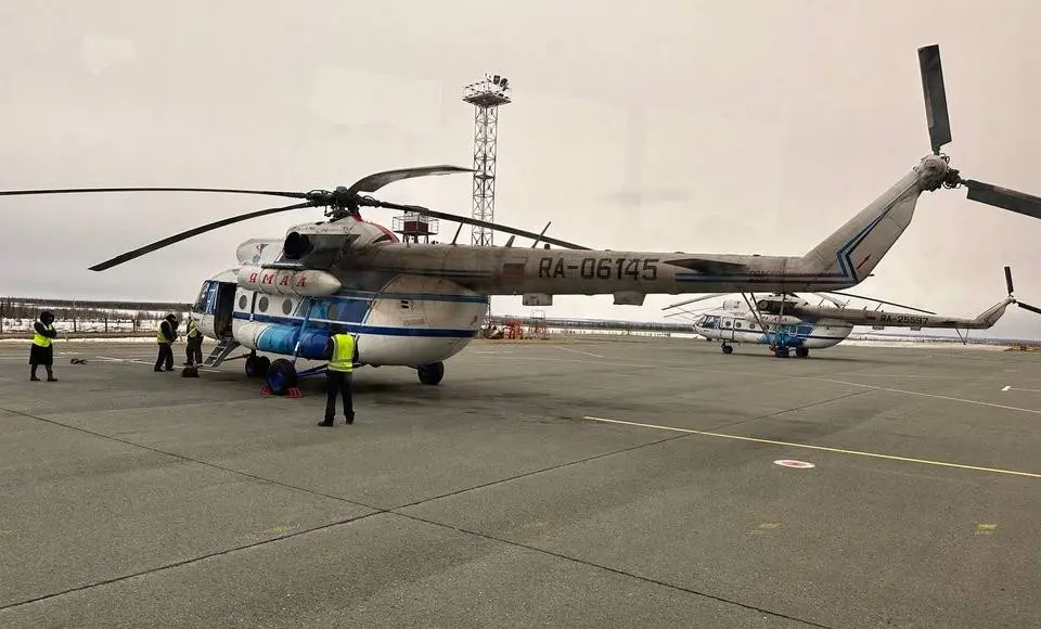 Увеличено количество вертолетов на маршруте Салехард — Лабытнанги