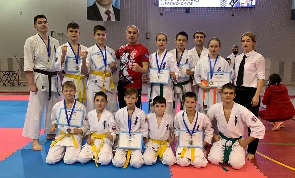 Салехардские спортсмены стали призёрами Чемпионата Ямала по киокусинкай