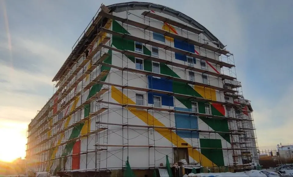 В Салехарде продолжается строительство современного социально-реабилитационного центра «Доверие»