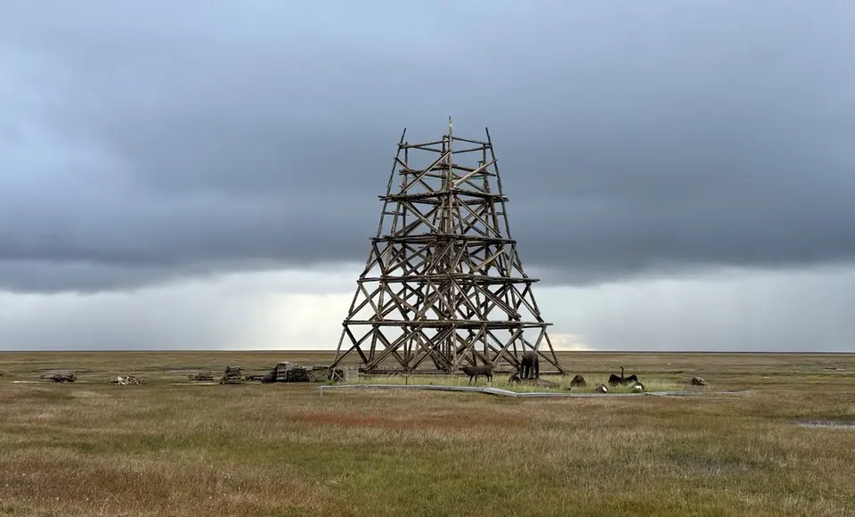 На острове Белом завершили основной этап строительства маяка