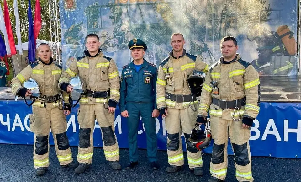 Команда салехардских огнеборцев стала бронзовым призёром Международных соревнований