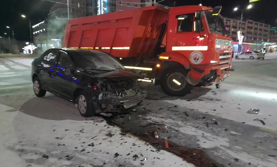 В окружной столице в аварии пострадал ребенок