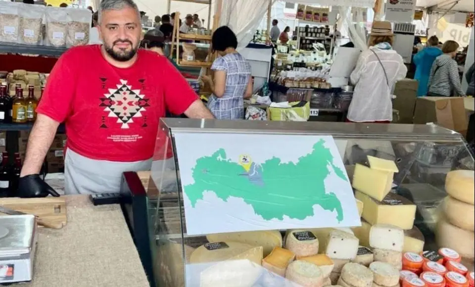 Предприниматель из Салехарда Гарик Кочарян представляет Ямал на фестивале  "Сыр. Пир. Мир"