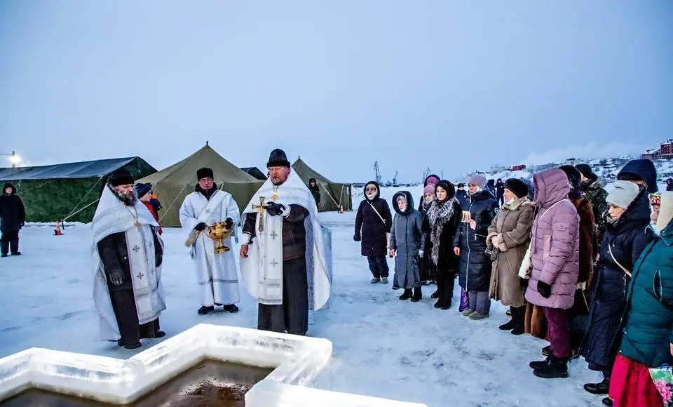 После Святок к иордани. С Крещением Господним, салехардцы!