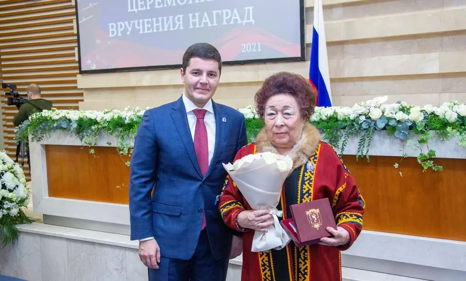 Розалия Ильина получила медаль «За преданность Ямалу»