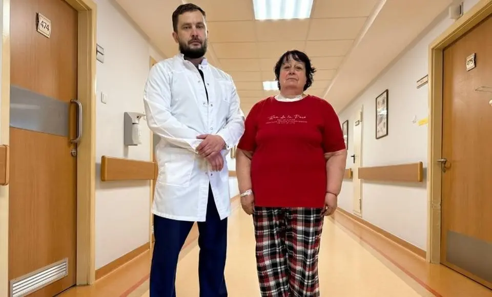 Врачи окружной больницы удалили огромный зоб﻿