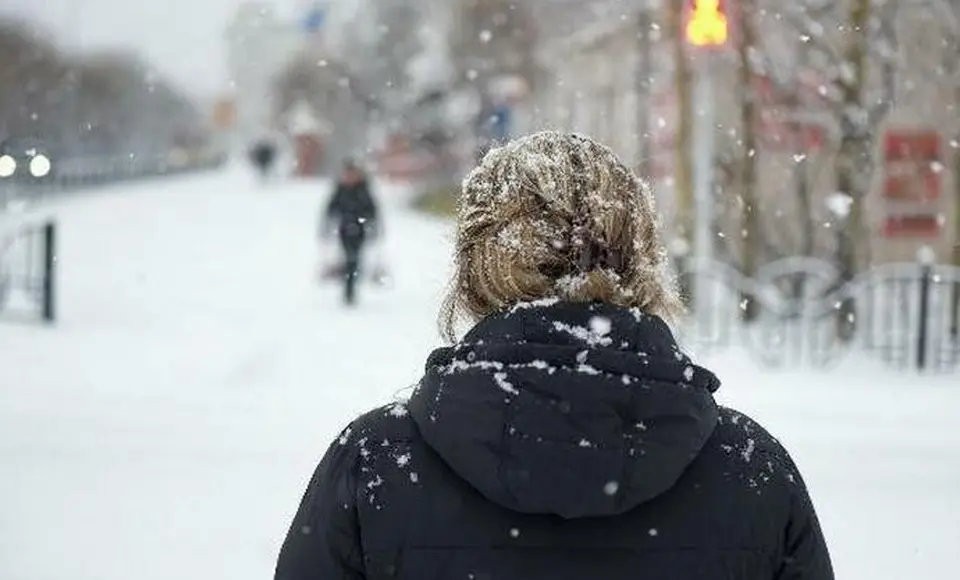 Первый снег в Салехарде