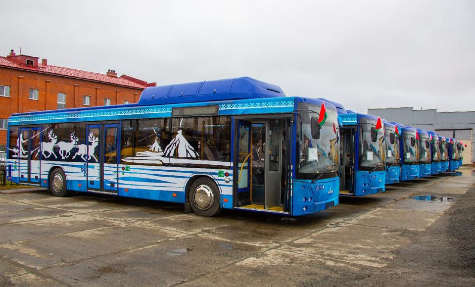 В Салехард приедут шесть автобусов на метане