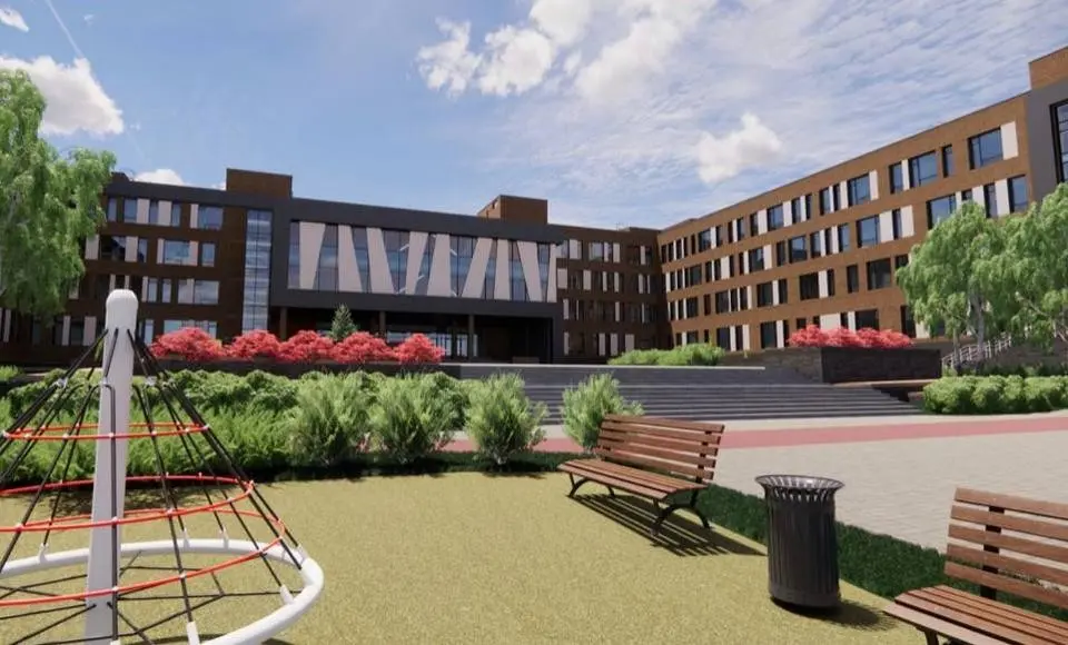 Строители Ямала показали дизайн будущей школы в микрорайоне Обдорский