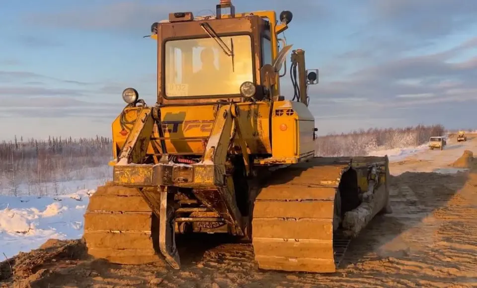 В окружной столице продолжается строительство дороги к полигону ТБО