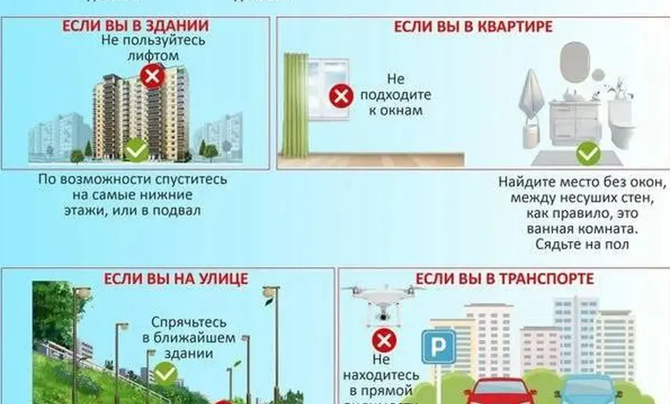 Как вести себя при атаке беспилотников